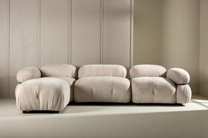 Stockholm hjørnesofa 285 x 70 cm i beige