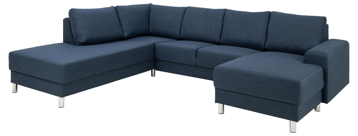 Milano hjørnesofa med chaiselong højrevendt 286 x 225 cm
