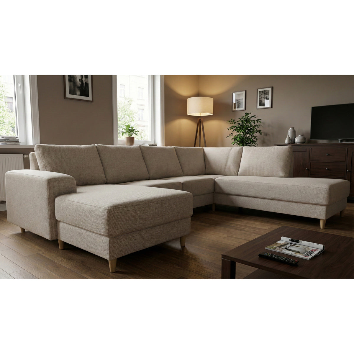 Toronto sofa højrevendt 288 x 82 cm