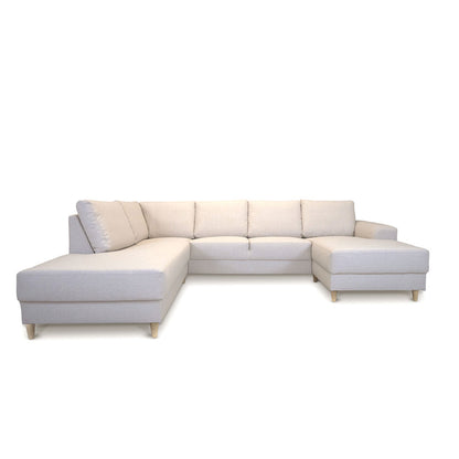 Toronto sofa venstrevendt 288 x 82 cm i beige