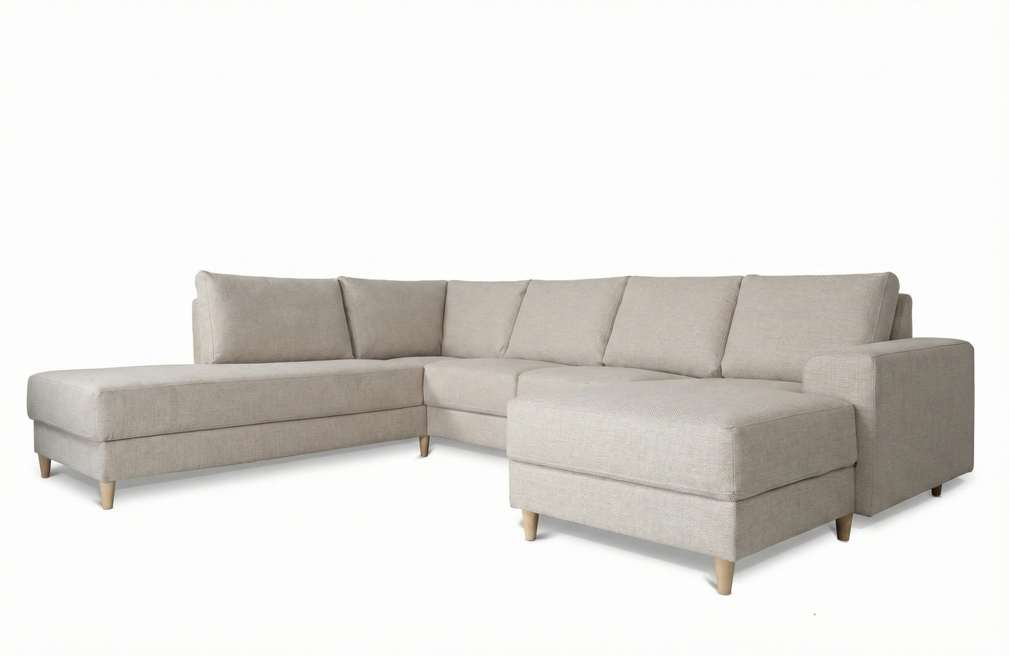 Toronto sofa venstrevendt 288 x 82 cm i beige