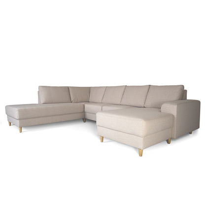 Toronto sofa venstrevendt 288 x 82 cm i beige
