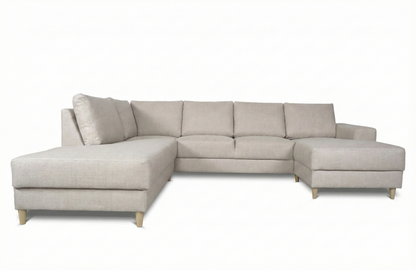 Toronto sofa venstrevendt 288 x 82 cm i beige