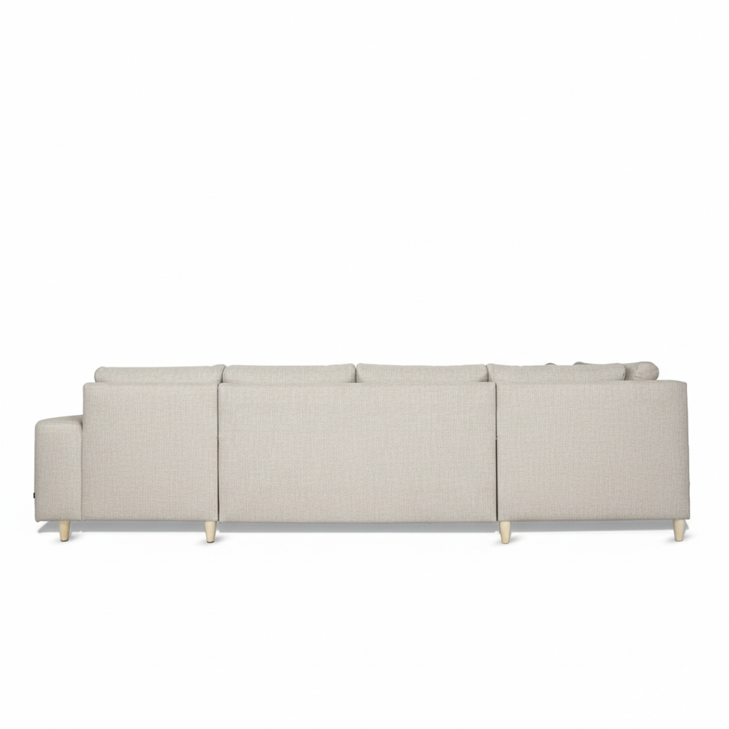 Toronto sofa venstrevendt 288 x 82 cm i beige