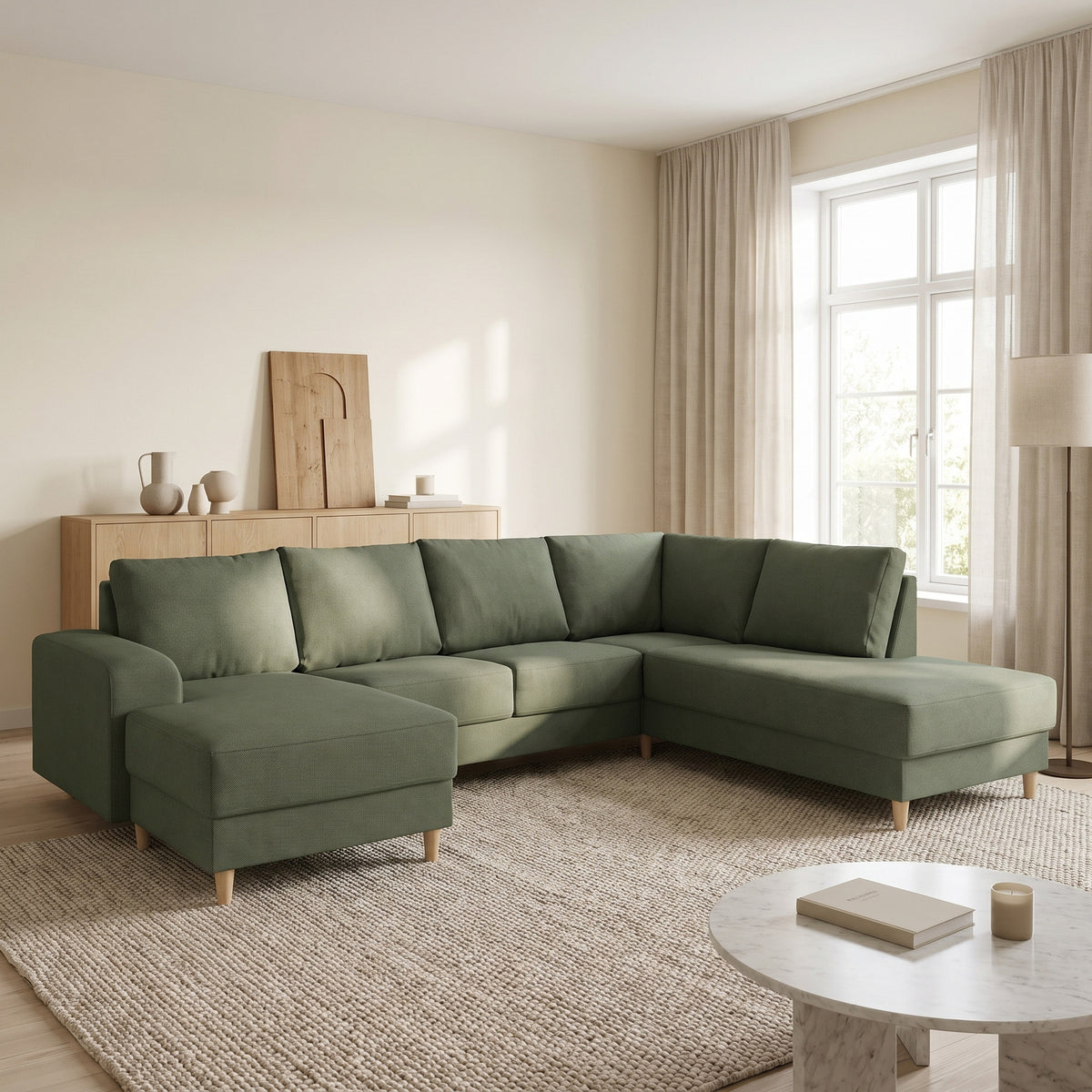 Toronto sofa højrevendt 288 x 82 cm