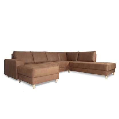 Toronto sofa højrevendt 288 x 82 cm i cognac