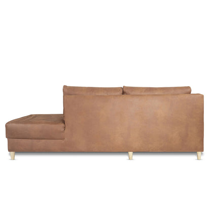 Toronto sofa højrevendt 288 x 82 cm i cognac