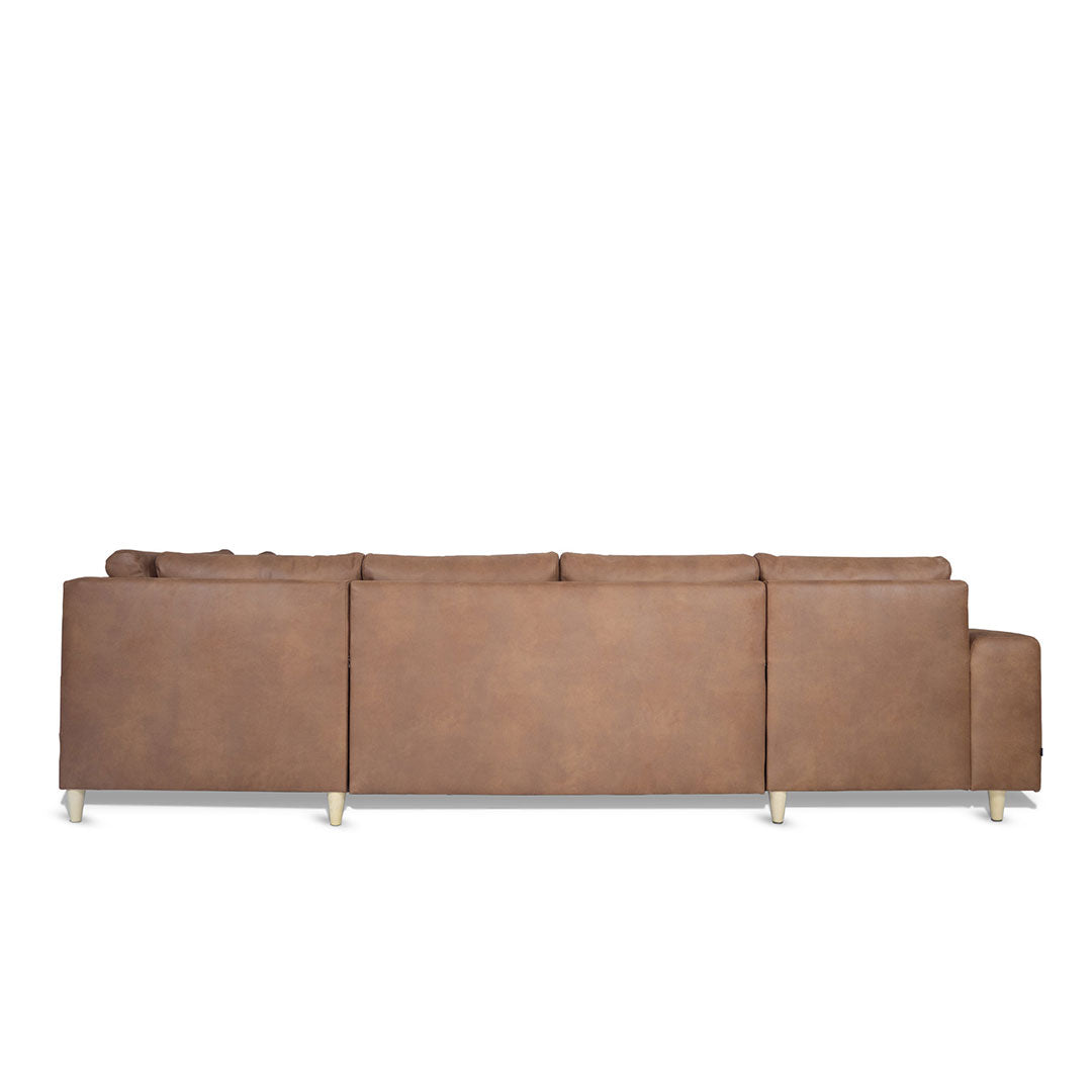 Toronto sofa højrevendt 288 x 82 cm i cognac