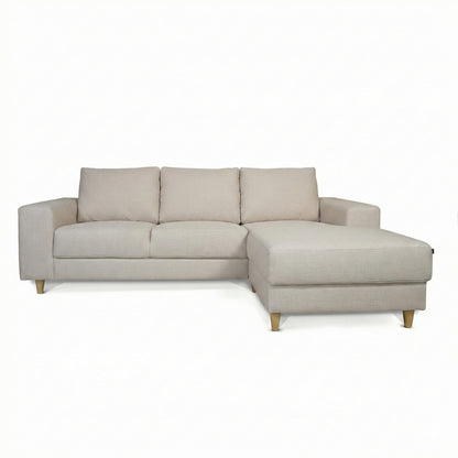 Toronto sofa med chaiselong højrevendt 222 x 82 cm