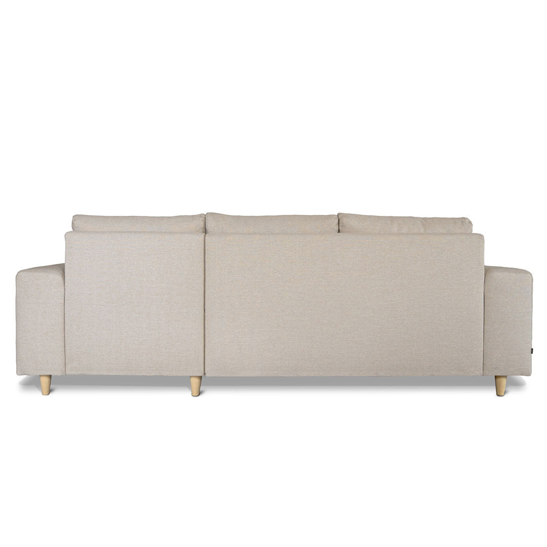 Toronto sofa med chaiselong højrevendt 222 x 82 cm