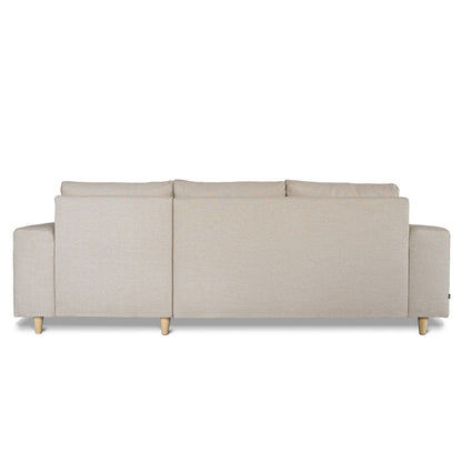 Toronto sofa med chaiselong højrevendt 222 x 82 cm