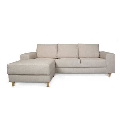 Toronto sofa med chaiselong venstrevendt 222 x 82 cm