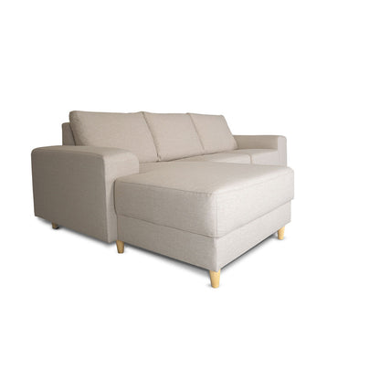 Toronto sofa med chaiselong venstrevendt 222 x 82 cm
