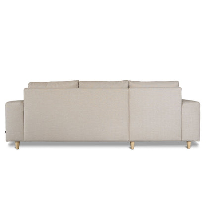 Toronto sofa med chaiselong venstrevendt 222 x 82 cm