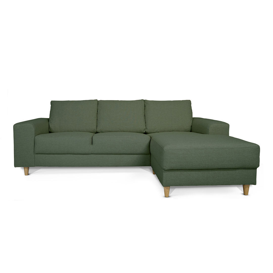 Toronto sofa med chaiselong højrevendt 222 x 82 cm