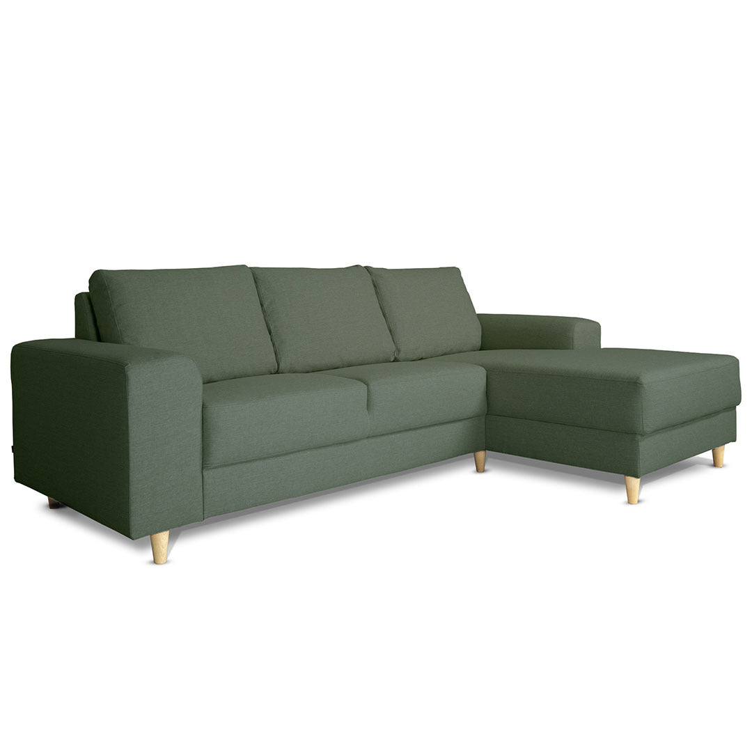 Toronto sofa med chaiselong højrevendt 222 x 82 cm