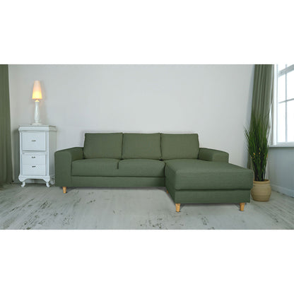 Toronto sofa med chaiselong højrevendt 222 x 82 cm