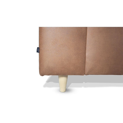 Toronto sofa med chaiselong højrevendt 222 x 82 cm i cognac