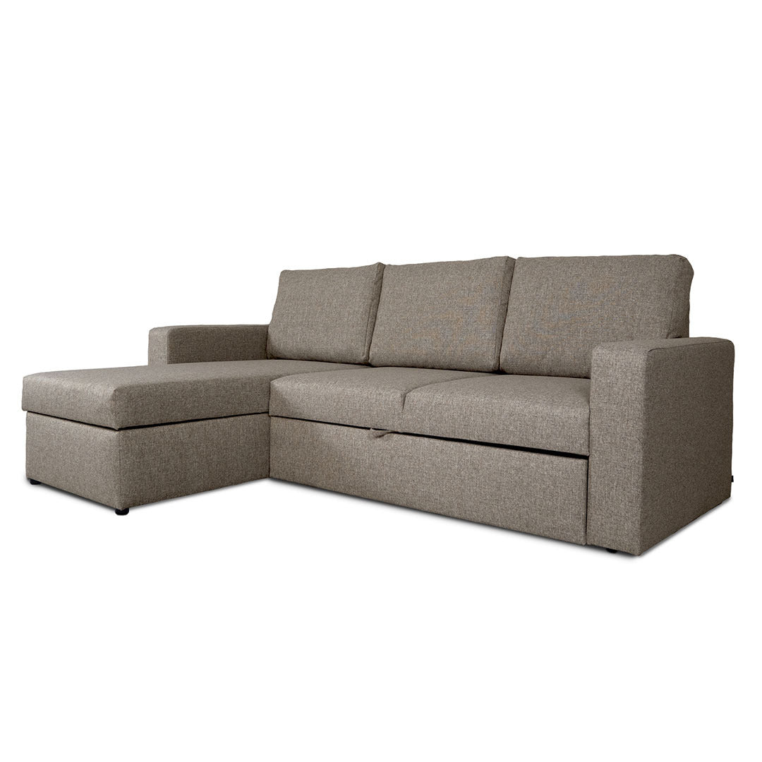 Antwerpen hjørnesovesofa med opbevaring venstrevendt 230 x 87 cm