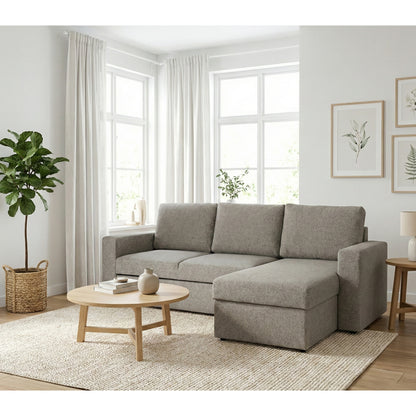 Antwerpen hjørnesovesofa med opbevaring venstrevendt 230 x 87 cm