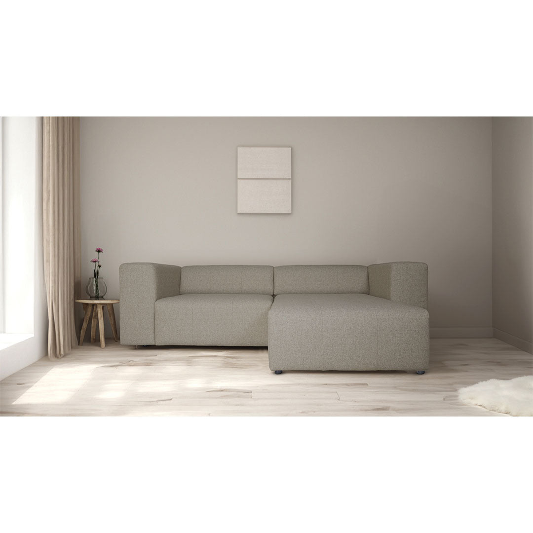 Lille sofa med chaiselong venstrevendt 268 x 76 cm