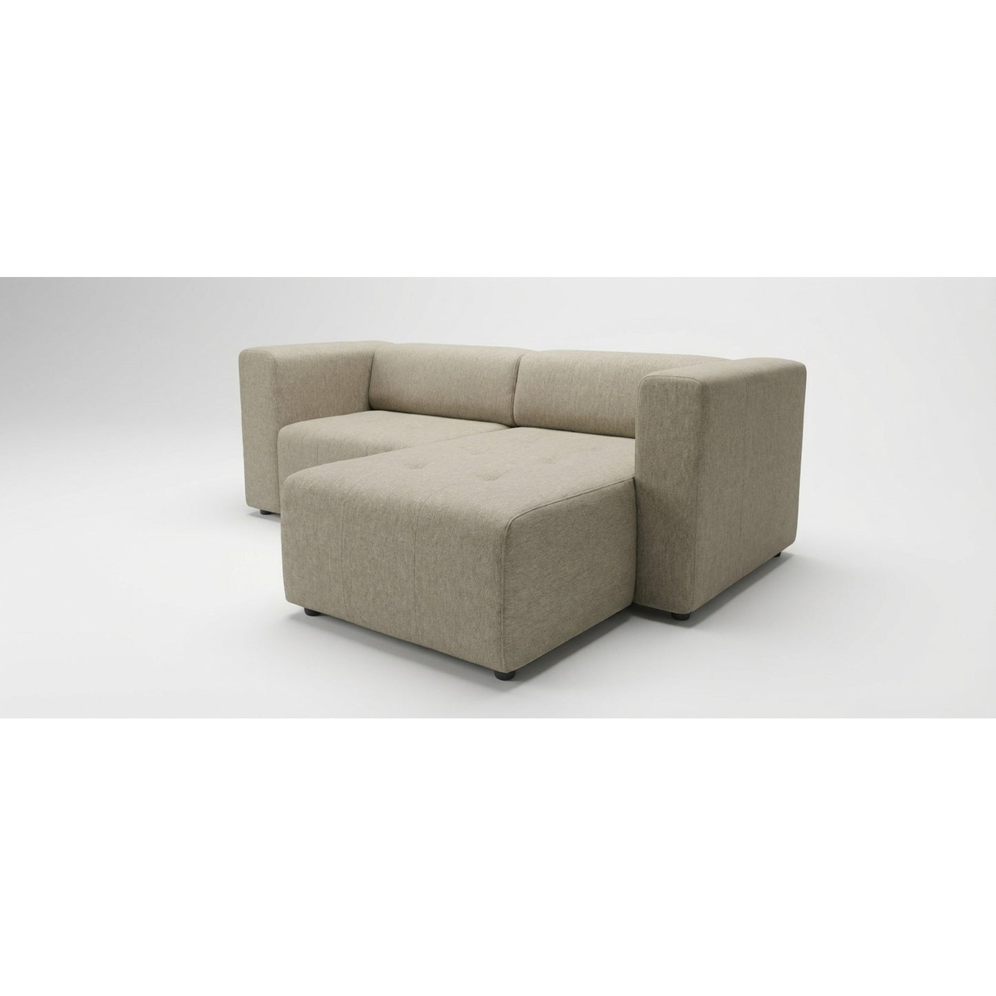 Lille sofa med chaiselong venstrevendt 268 x 76 cm