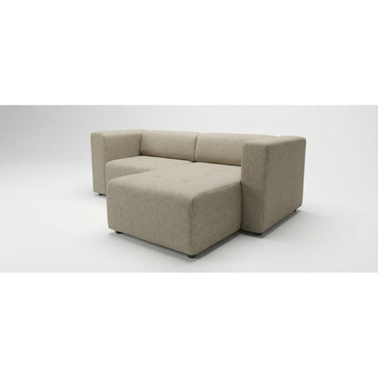 Lille sofa med chaiselong venstrevendt 268 x 76 cm