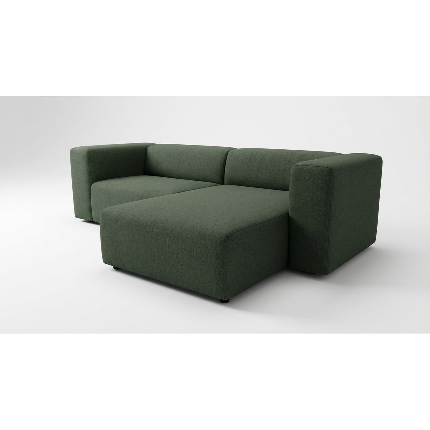 Lille sofa med chaiselong venstrevendt 268 x 76 cm
