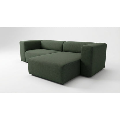Lille sofa med chaiselong venstrevendt 268 x 76 cm