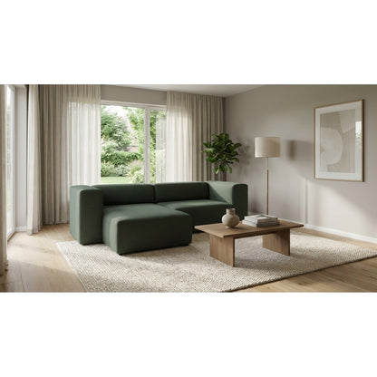 Lille sofa med chaiselong venstrevendt 268 x 76 cm