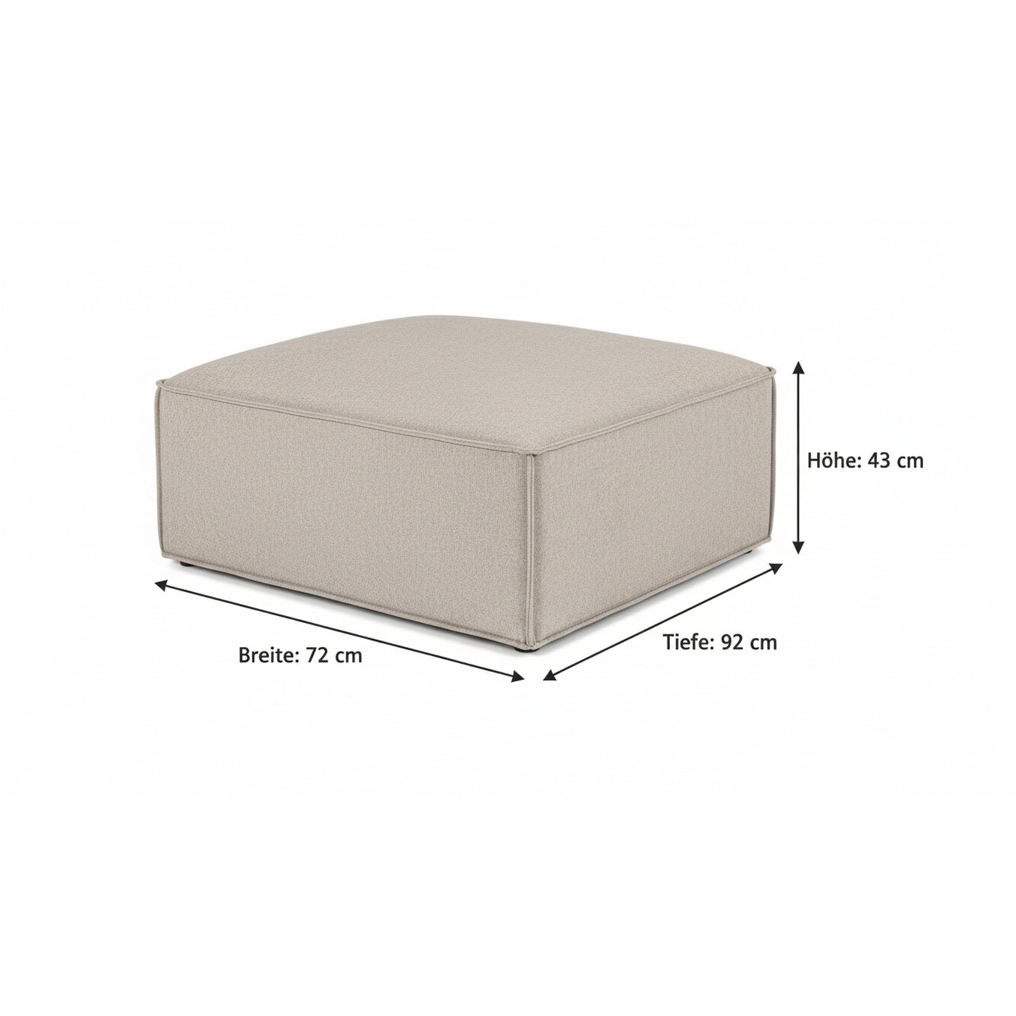 Madrid puf 72 x 43 cm